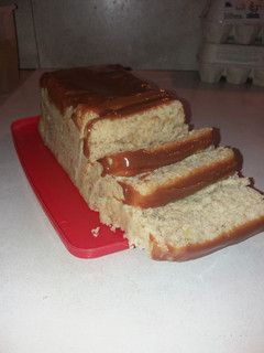 Una foto de Budín de banana en microondas