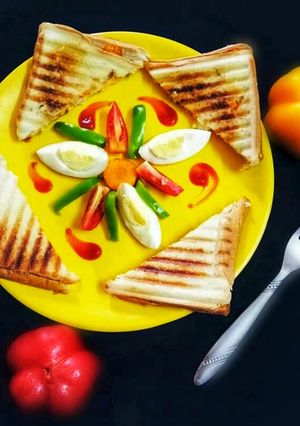A picture of Veg Grilled Sandwich.