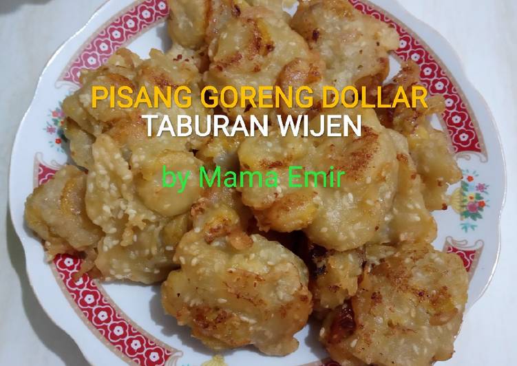 Pisang Goreng Dollar Taburan Wijen