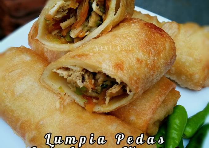 Resep Lumpia Pedas Isi Ayam Wortel Oleh Kiki Rizki Amalia Cookpad