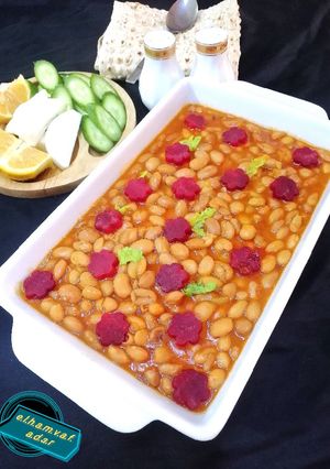 عکسی از دستور خوراک لوبیا ولبو