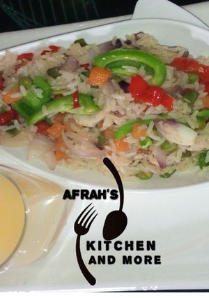 A picture of Fried White Rice.