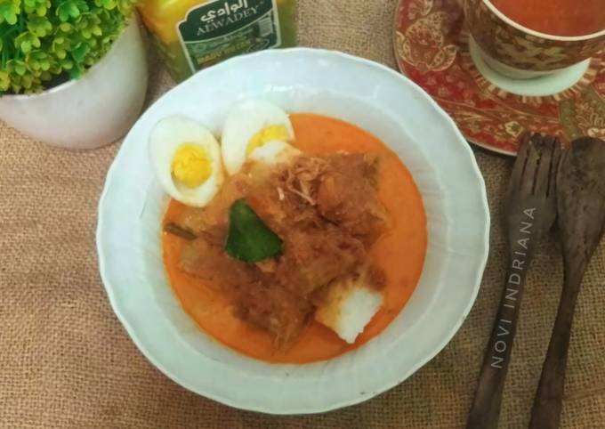 Resep Lontong Sayur Gulai Cubadak Gulai Nangka Khas Minang Oleh Novi