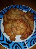 Filetes de pollo empanados