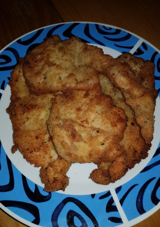 Una foto de Filetes de pollo empanados