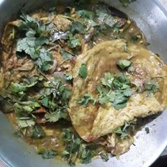 A picture of Omlette curry.