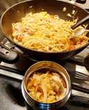 Fried Chicken Noodles (one pan recipe)