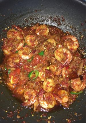Foto resep Sambel goreng udang campur mandai