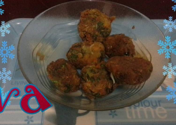 Nugget Sayur : Bayam Worge (Wortel, Tauge)