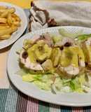 Arrosto di pollo con salsa alla curcuma
