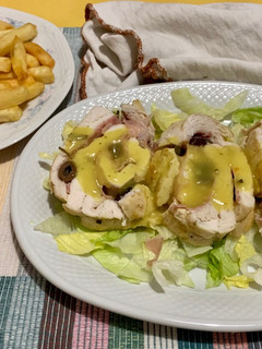 Foto di Arrosto di pollo con salsa alla curcuma