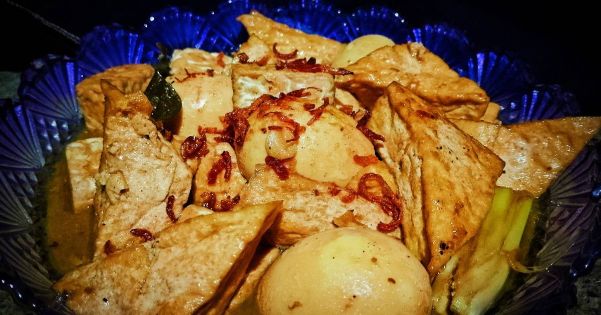 Resep Semur Telur Tahu Tempe Berempah Paling Mudah dan Enak