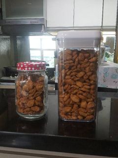 Foto resep Kue biji ketapang wijen gurih dan renyah
