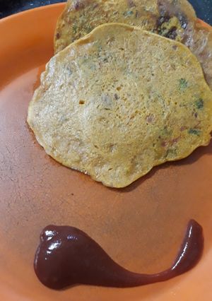 A picture of Veg omelette.