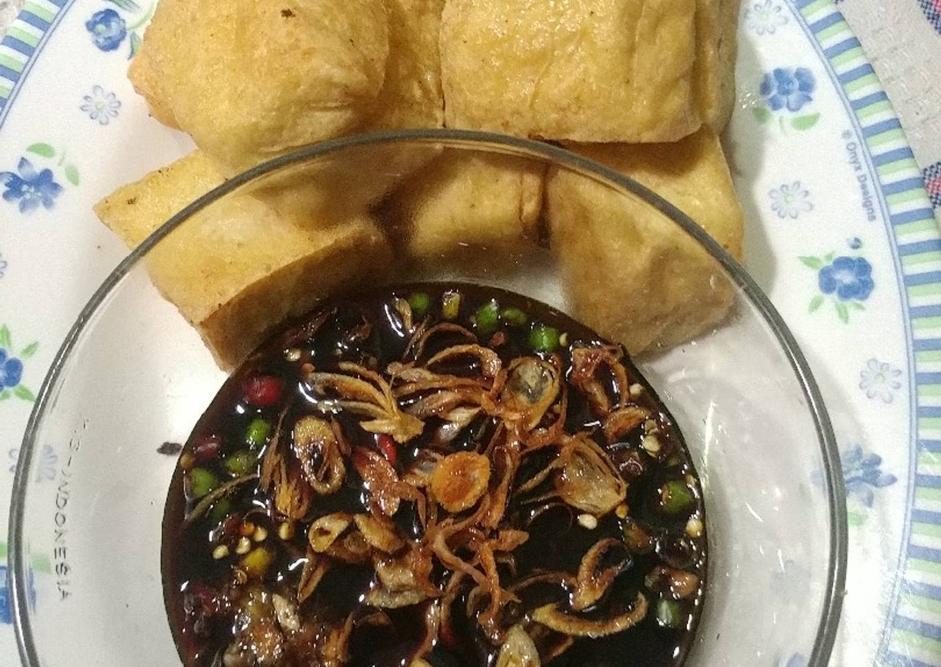 (290) Kecap bawang (Cocolan Tahu Goreng)