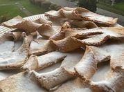 Una foto de calzone de harina integral