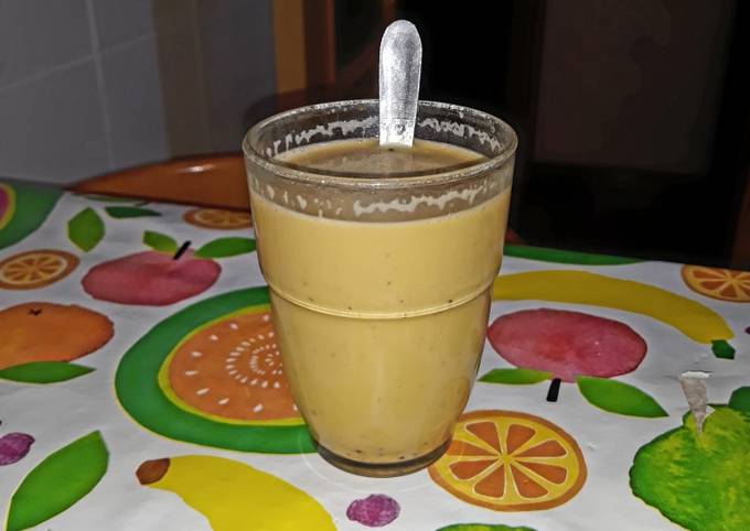 Leche de almendra infusionada con jengibre y te verde con menta Receta de  jluiscaro63- Cookpad