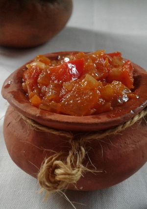 Una foto de Salsa picante para el locro, empanadas