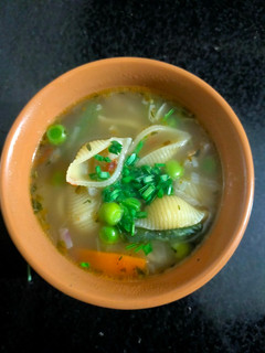 A picture of Vegan Pasta Soup.