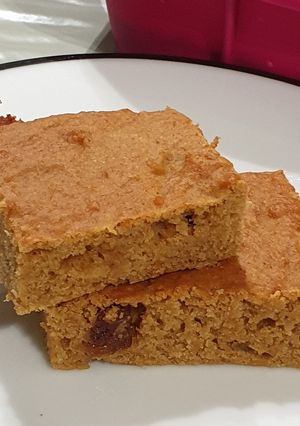 Une photo de Gâteau à la compote de pommes ss oeufs/ss beurre