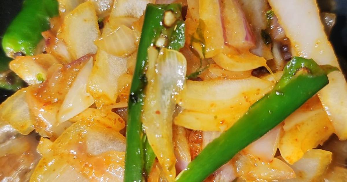Onion fry Recipe by Vijayalakshmi Cookpad