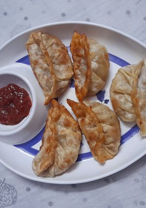 A picture of Veg Fried Momos.