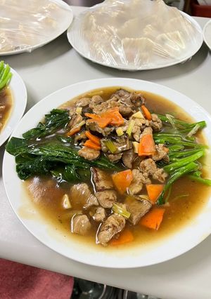 蠔皇肉片扒芥藍 的食譜成品照片