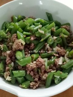 Foto resep Tumis buncis daging giling