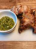 ซี่โครงหมูอบ+น้ำพริกหนุ่ม