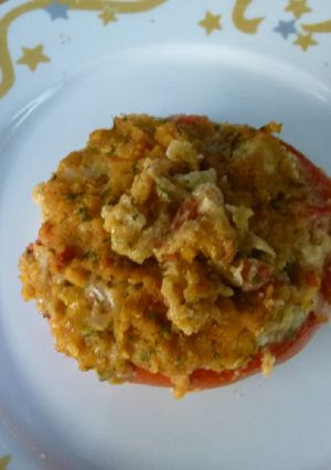 A picture of Lee's Stuffed Summer Tomatoes Revisited.