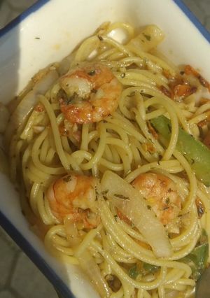 Foto resep Spaghetti Aglio e Olio (super simple)