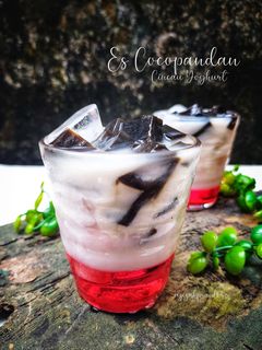 Foto resep Es Cocopandan cincau Yoghurt