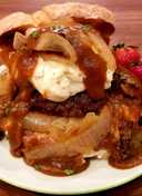 Mike's Oklahoma Open Faced Onion Sandwiches