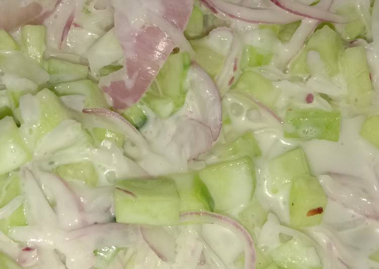 Step-by-Step Guide to Make Ultimate Cucumber onion cream salad