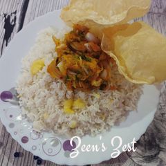 A picture of Pumpkin Bharta/Kumro Bhorta - Bengali style.