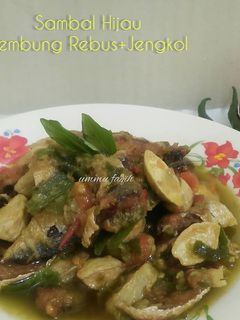 Foto resep Sambal Hijau Kembung Rebus+Jengkol