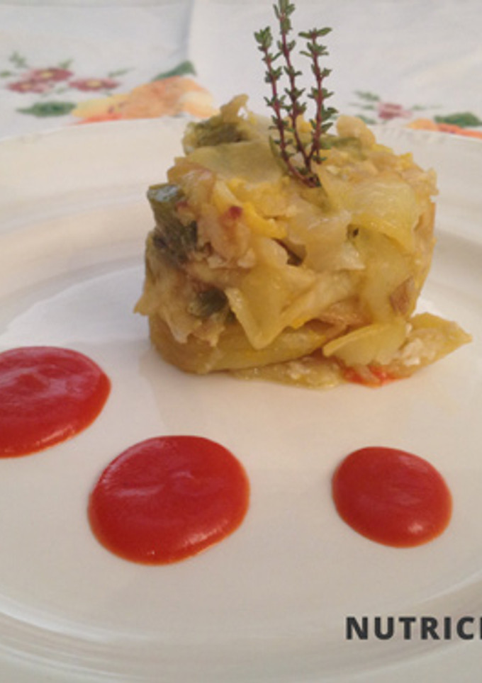 Una foto de Revuelto de bacalao