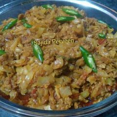 Band gobi qeema #CookpadSehri #Ramadan5weeksChallenge A picture of Band gobi qeema #CookpadSehri #Ramadan5weeksChallenge.