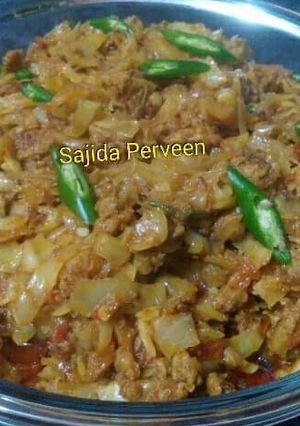 A picture of Band gobi qeema  #CookpadSehri #Ramadan5weeksChallenge.