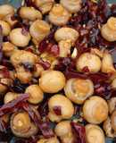 Champiñones al ajillo