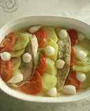CAZUELA DE PESCADO A LA FRANCESA  ©