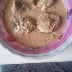 A picture of Egusi pepper soup.