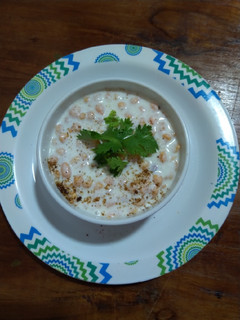 A picture of Boondi Raita.
