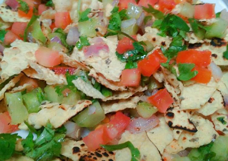 Step-by-Step Guide to Prepare Homemade Papad salad