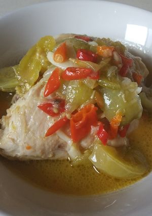 Foto resep Garang asem ayam dengan Fibre Creme resep dari Rizka