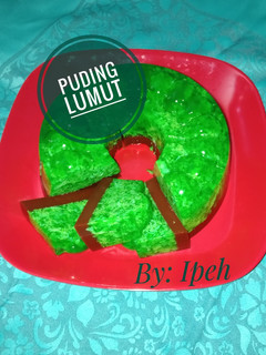 Foto resep Pudding Lumut Pandan Coklat
