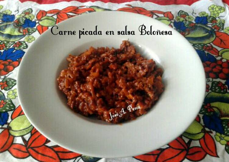 Receta De Salsa Boloesa Para Lasaa Unareceta Com