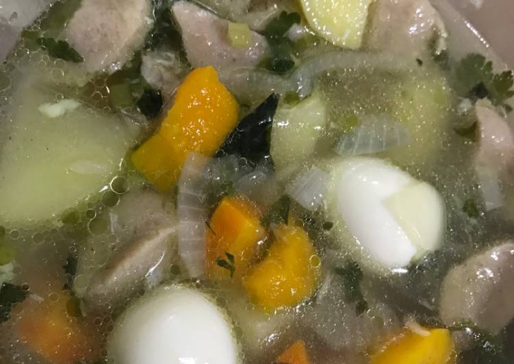 Langkah Menyiapkan Sop Telur Puyuh dan Bakso Lezat
