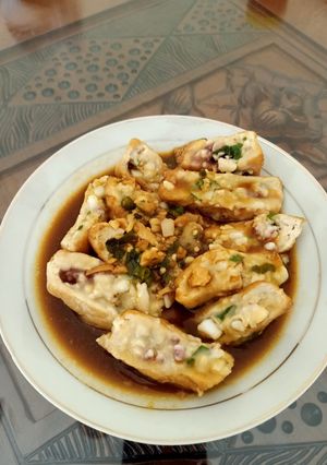 Foto resep Tahu kukus isi (cumi)