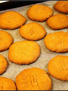 花生醬餅乾 peanut butter cookies 的食譜成品照片